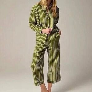 J.Crew Relaxed Long Sleeve Pajama Set.